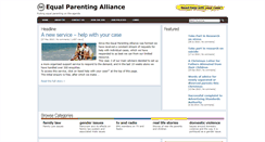 Desktop Screenshot of equalparentingalliance.org